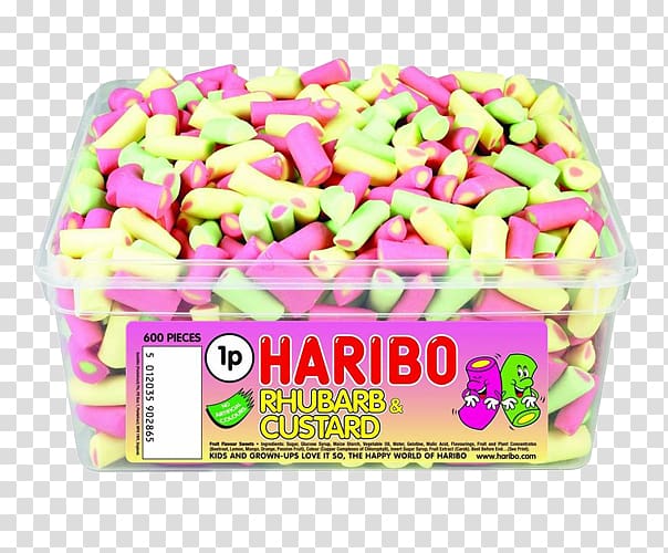 Gummi candy Custard Haribo Jelly Babies Fraise Tagada, candy transparent background PNG clipart