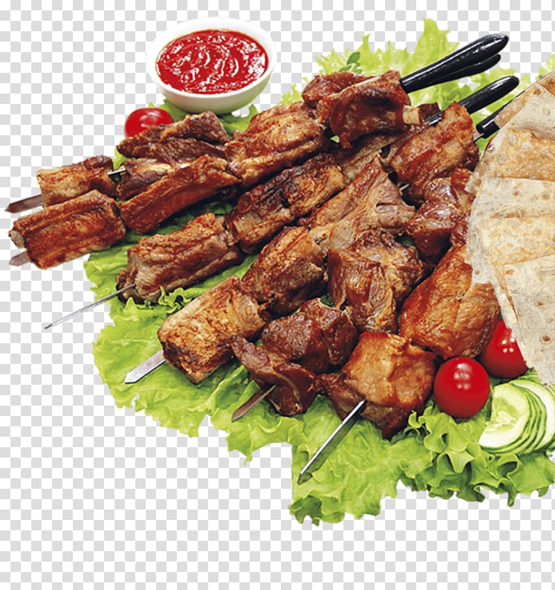 Shashlik Spare ribs Pulled pork Dish Meat, meat transparent background PNG clipart