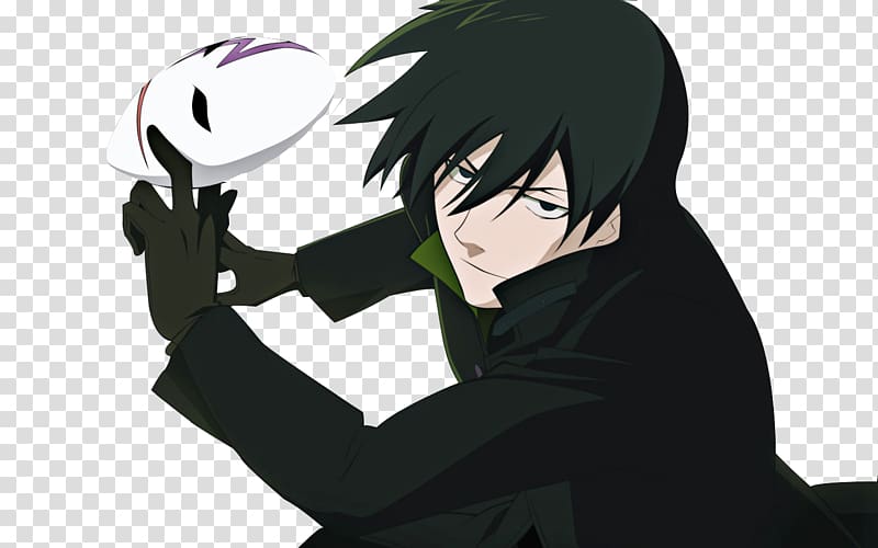 Hei Anime Manga Mask Art, darker than black transparent background PNG clipart