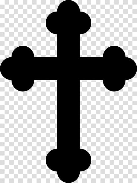 Christian cross , Cross outline transparent background PNG clipart