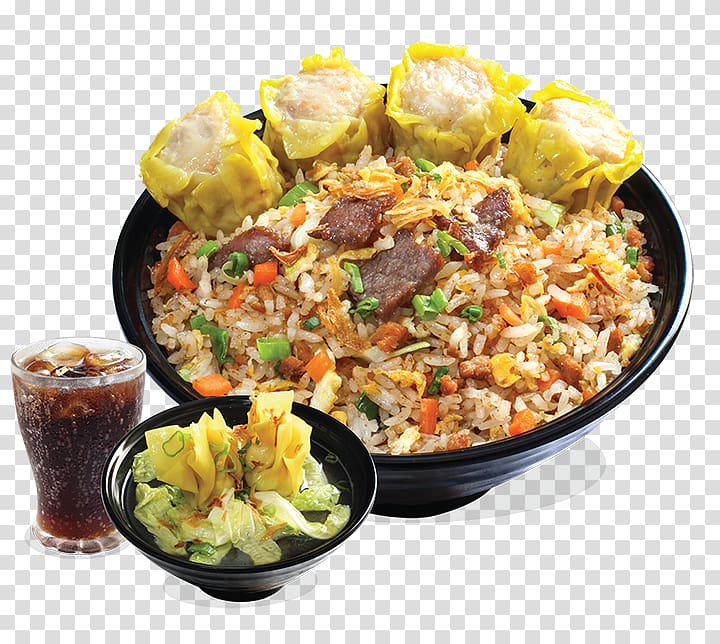 Chinese fried rice Nasi goreng Filipino cuisine Yangzhou fried rice, rice transparent background PNG clipart