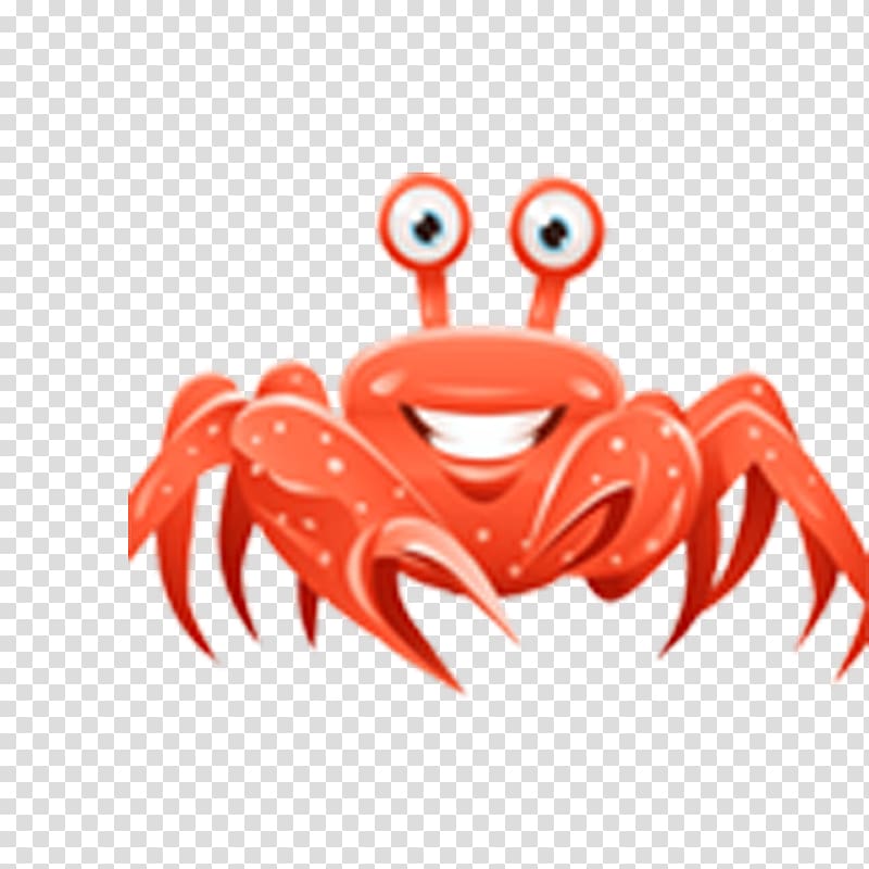 Chinese mitten crab Cartoon, Cartoon crab transparent background PNG clipart