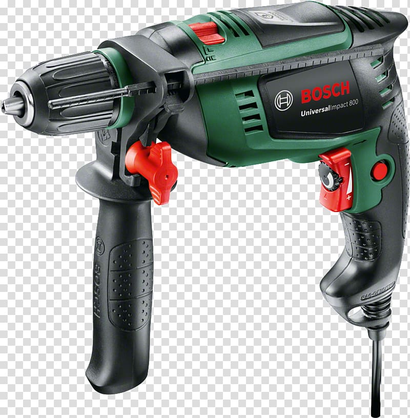 Bosch Home and Garden UniversalImpact 1-speed-Impact driver incl. case Augers Tool Hammer drill, drill transparent background PNG clipart