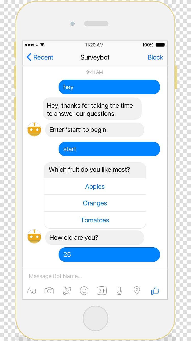 Facebook Messenger Computer program Chatbot Internet bot, market survey transparent background PNG clipart