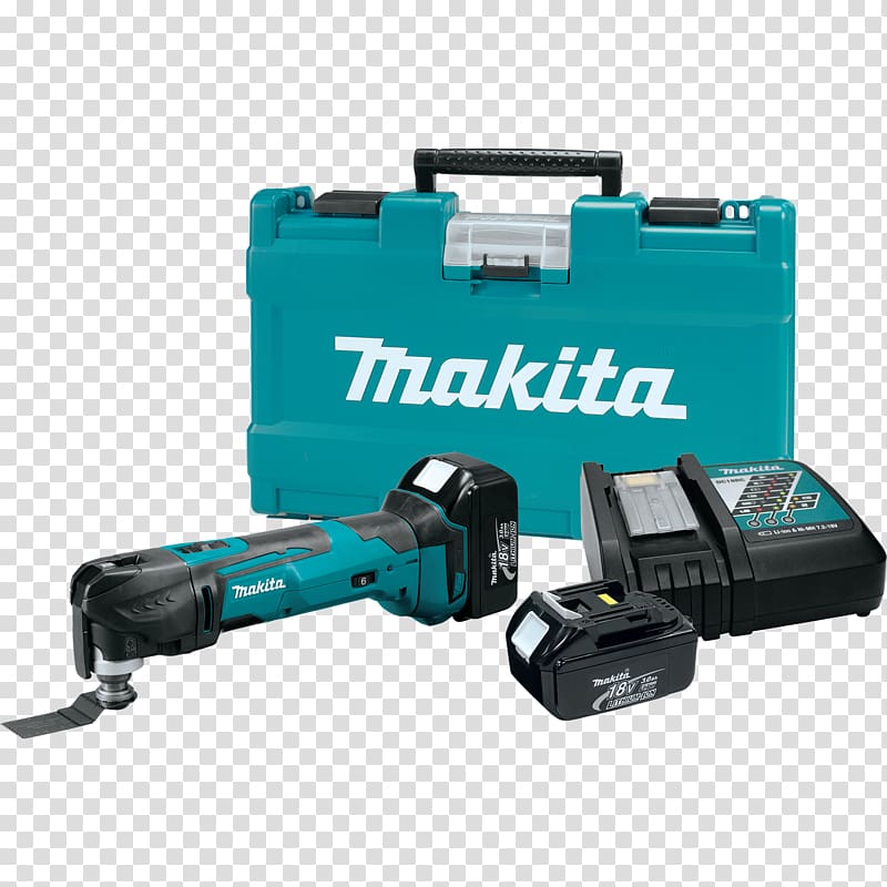 Makita XMT035 18V LXT Lithium-Ion Cordless Multi-Tool Kit, makita transparent background PNG clipart