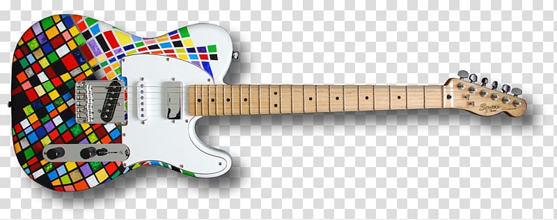 Electric guitar Guitar amplifier Fender Telecaster Squier, electric guitar transparent background PNG clipart