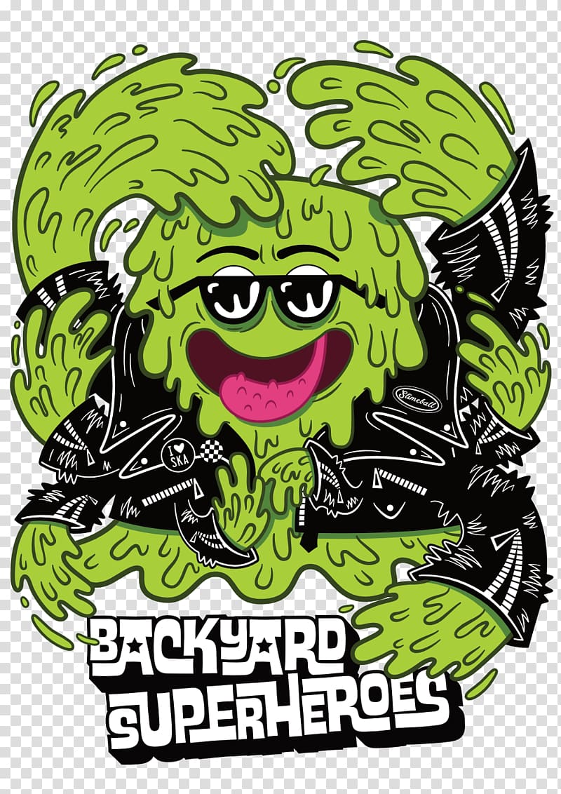 Bandsintown The BoneYard Concert Backyard Superheroes Frog, backyard transparent background PNG clipart