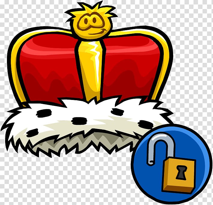 Club Penguin Robe Crown , King Crown transparent background PNG clipart