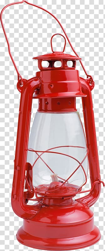 Lamp Lantern , Red fire hydrant transparent background PNG clipart