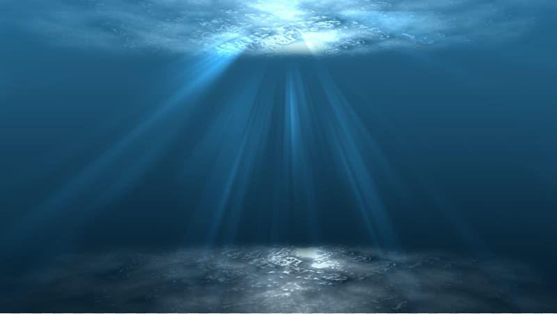 under water scenery, Sunlight Underwater Ray , Star Ocean transparent background PNG clipart