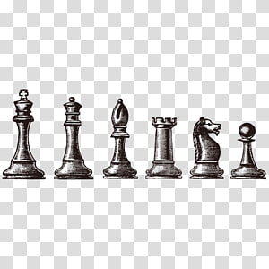 Chess Pieces Isolated - PNG Stock Image - Illustration of chess