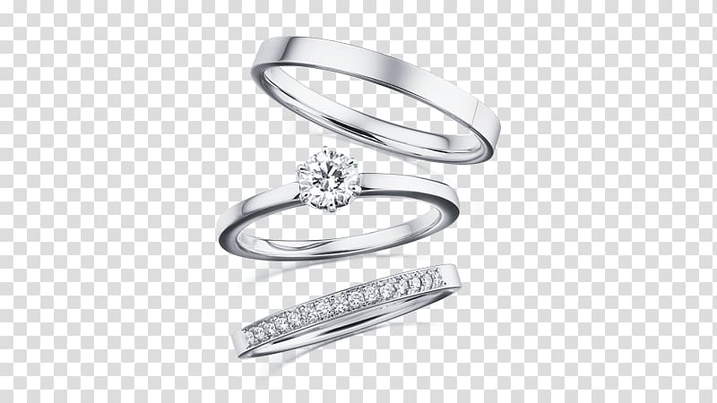 Silver Wedding ring Body Jewellery, primo piatto transparent background PNG clipart