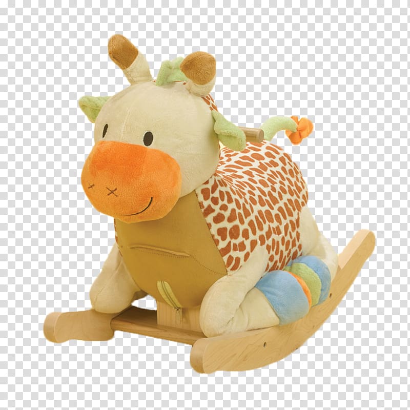 Giraffe Rocking Chairs Horse Stuffed Animals & Cuddly Toys Child, giraffe transparent background PNG clipart