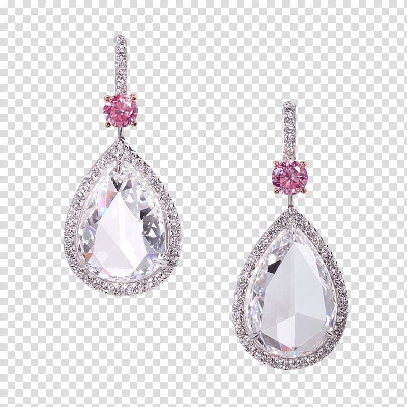 Earring Amethyst Jewellery Wedding ring, Jewellery transparent background PNG clipart