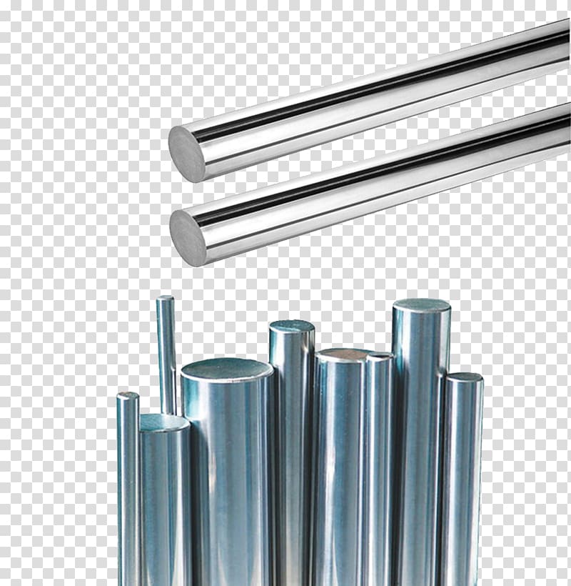 Steel Chrome plating Pipe Hydraulic cylinder, telescopic transparent background PNG clipart