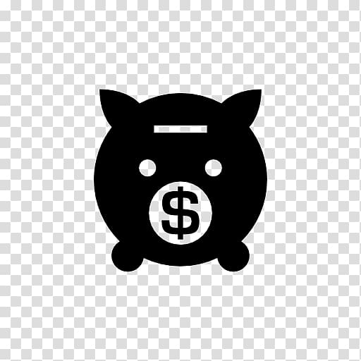 Computer Icons Piggy bank Saving Money Dollar sign, pig transparent background PNG clipart