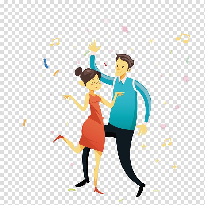 Dance party , Dancing men and women transparent background PNG clipart