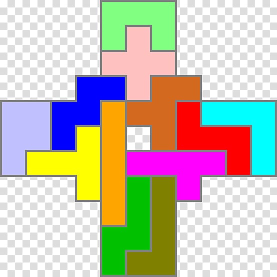 Pentomino Angle Cross Two-dimensional space Pattern, kreuz transparent background PNG clipart