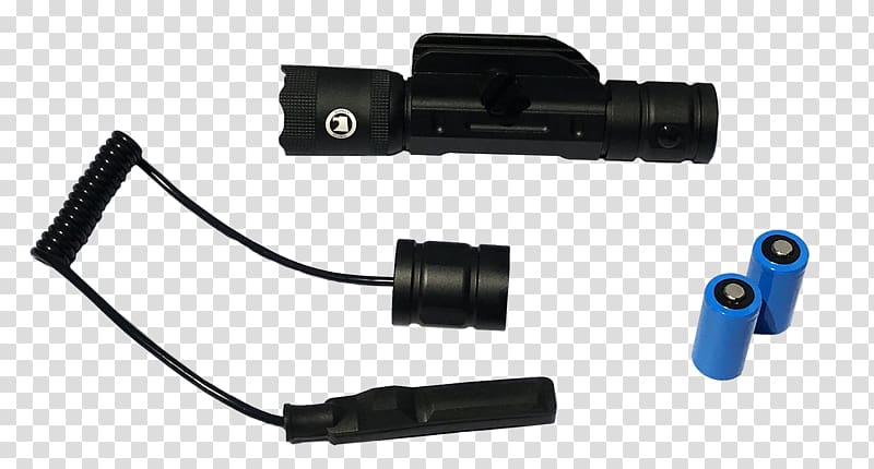 Flashlight Tactical light Pressure switch Lumen Rifle, flashlight transparent background PNG clipart