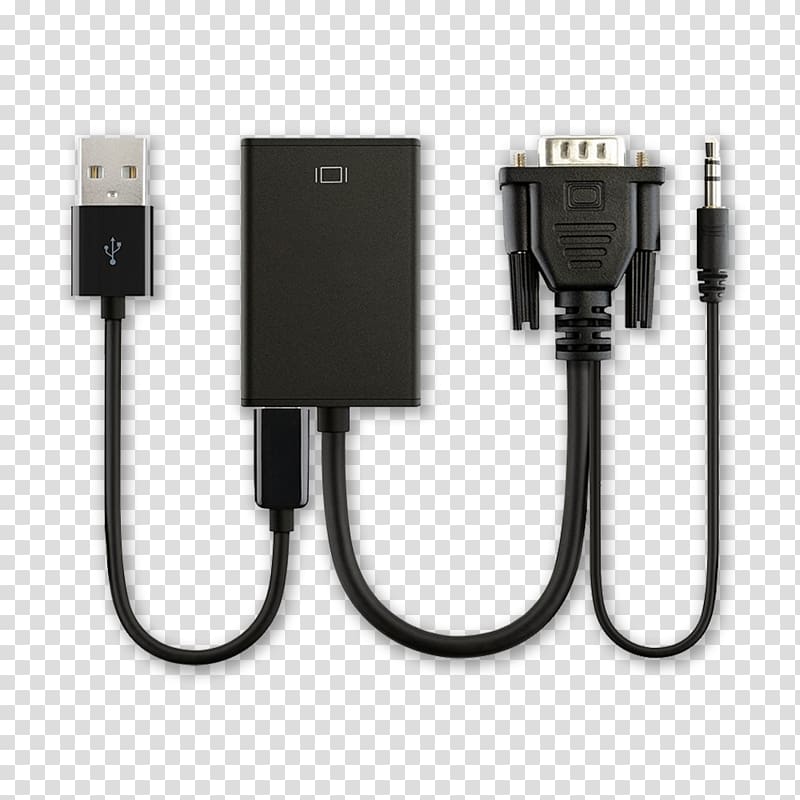 Laptop HDMI VGA connector Video Graphics Array Electrical cable, Laptop transparent background PNG clipart