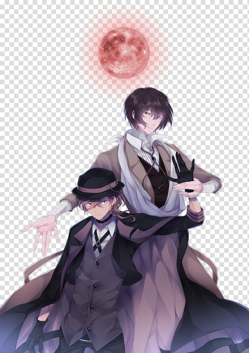 Bungo Stray Dogs Anime Manga Art, Anime transparent background PNG clipart