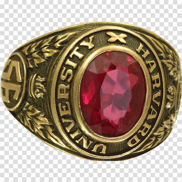 Ruby Class ring Harvard University, ruby transparent background PNG clipart