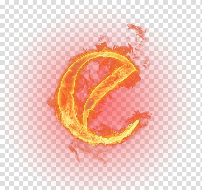 Flaming e-letter illustration, Letter Flame Fire English alphabet ...