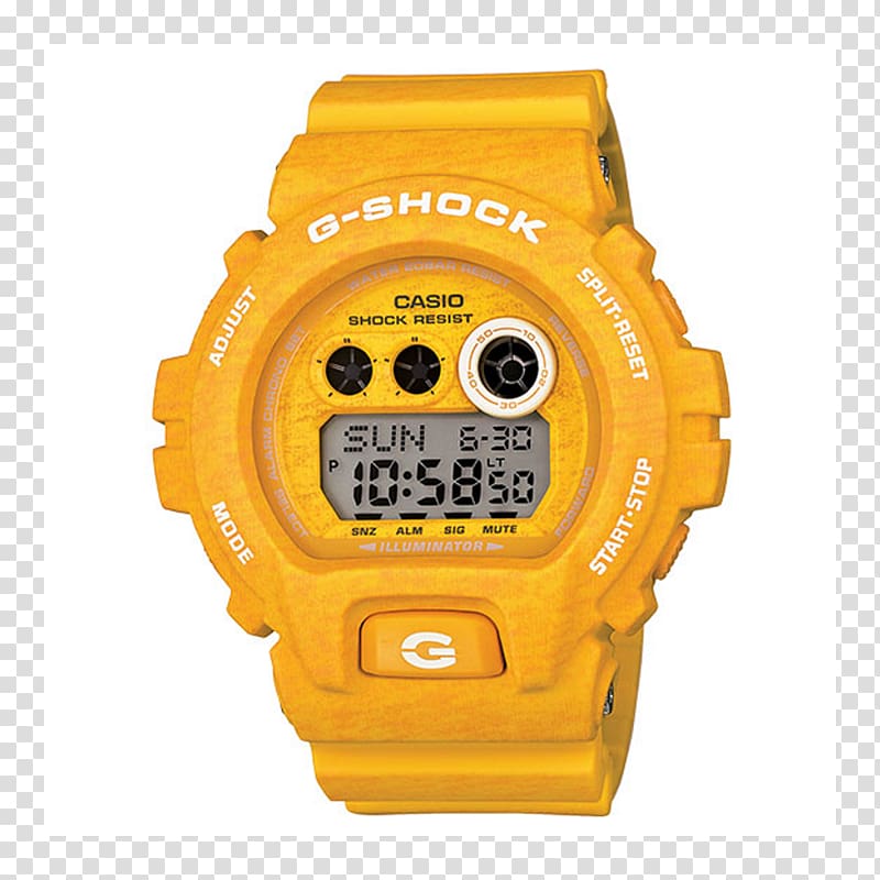 G-Shock Shock-resistant watch Casio Water Resistant mark, watch transparent background PNG clipart