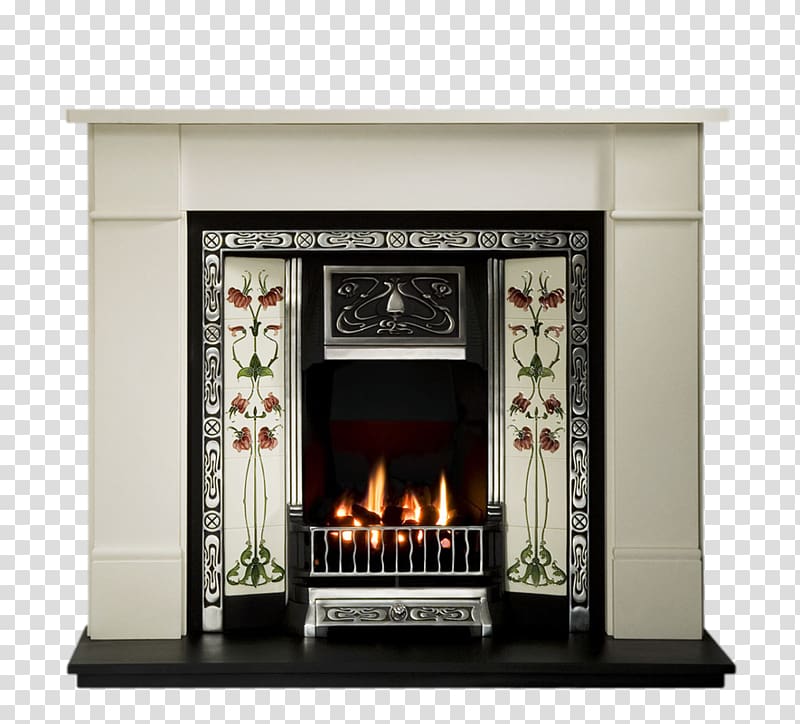 Victorian era Fireplace insert Cast iron Tile, burgundy transparent background PNG clipart