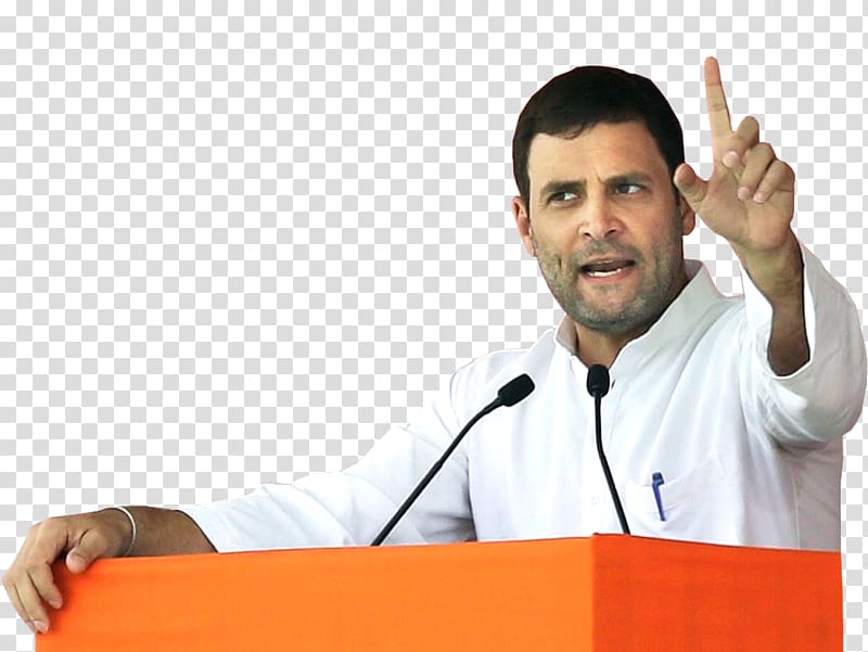 man wearing white collared top, Rahul Gandhi Indian National Congress Bharatiya Janata Party Politician, haircut transparent background PNG clipart