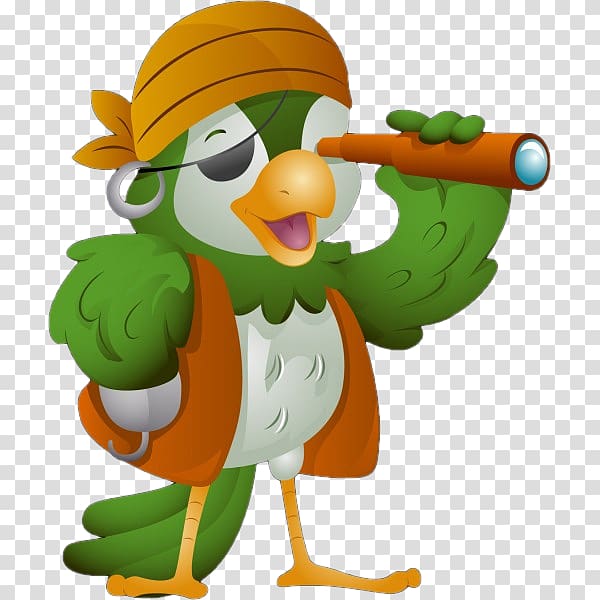 Pirate Parrot Piracy, parrot transparent background PNG clipart