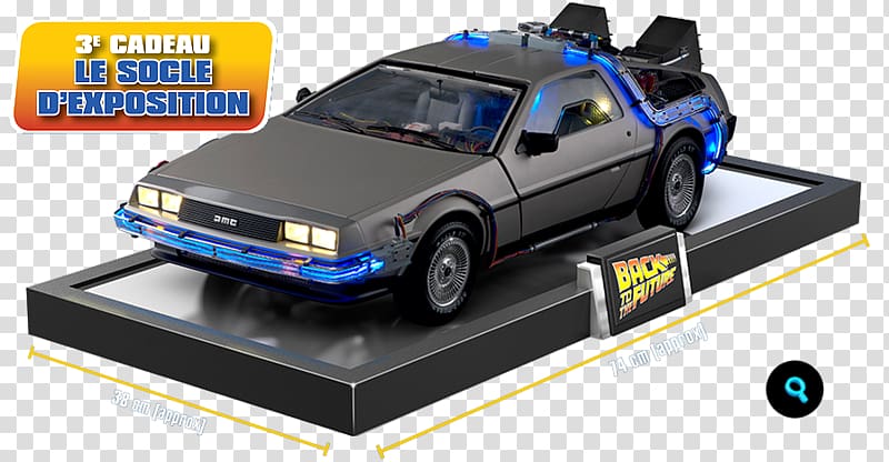 DeLorean DMC-12 Car DeLorean time machine Back to the Future, car transparent background PNG clipart