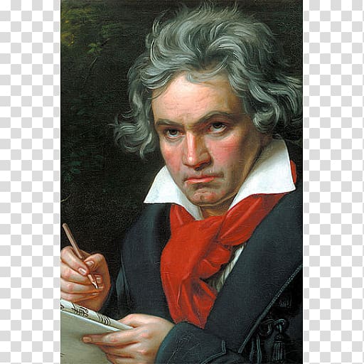 Ludwig van Beethoven Composer Classical music Symphony No. 9, Beethoven transparent background PNG clipart