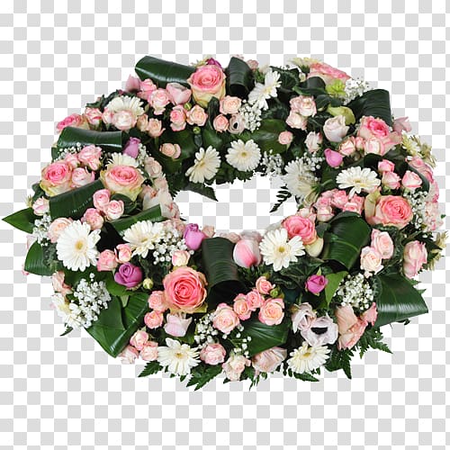Wreath Flower bouquet Cut flowers Mourning, flower transparent background PNG clipart