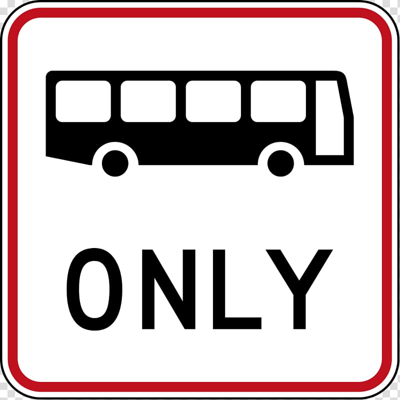 Bus lane New Zealand NZ Transport Agency Traffic sign, prohibition of vehicles transparent background PNG clipart