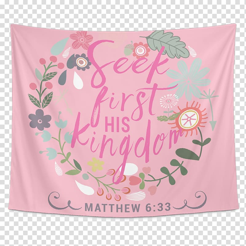 Bible Matthew 6:33 Textile Pillow Kingship and kingdom of God, pillow transparent background PNG clipart