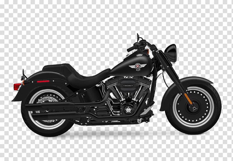 Harley-Davidson FLSTF Fat Boy Softail Motorcycle Harley-Davidson Street, motorcycle transparent background PNG clipart