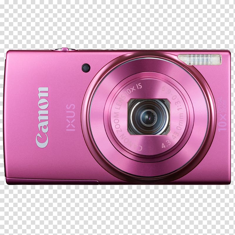 Point-and-shoot camera Canon PowerShot ELPH 180 Zoom lens, Canon Digital Ixus transparent background PNG clipart
