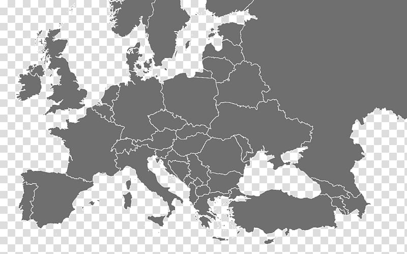 Europe Blank Map World Map Europe Transparent Background Png Clipart Hiclipart
