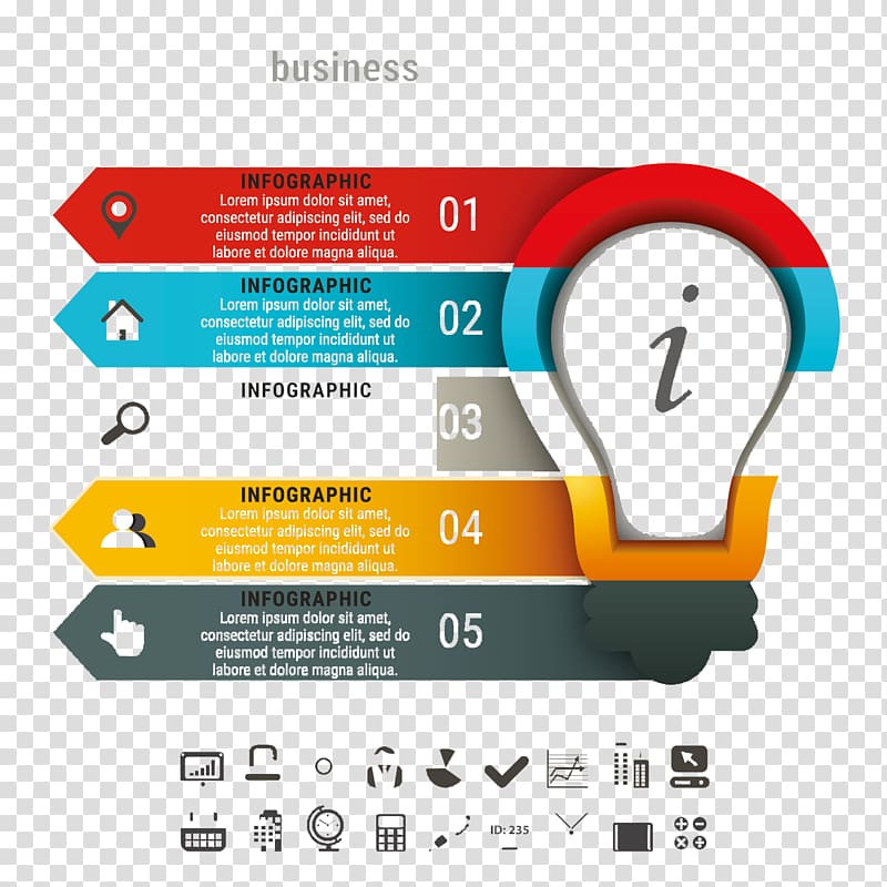 Chart Infographic, Creative Business Chart transparent background PNG clipart