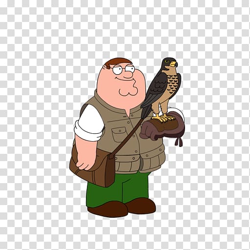Family Guy: The Quest for Stuff Peter Griffin Lois Griffin Call Girl Falconry, falcon transparent background PNG clipart