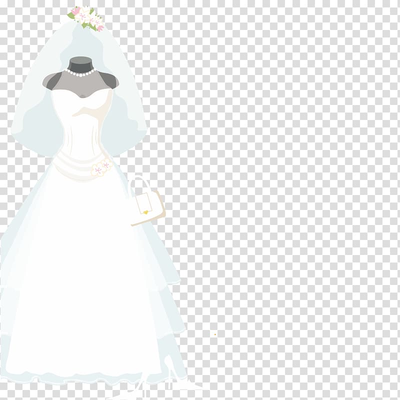 Gown Bride Figurine Costume, Wedding transparent background PNG clipart