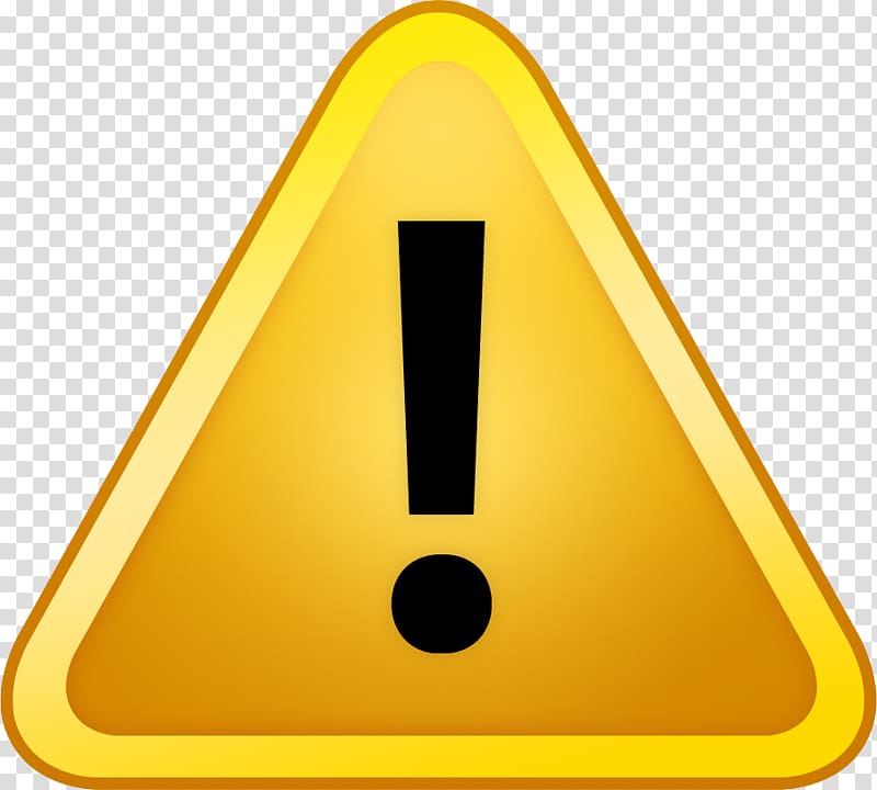 Computer Icons Symbol Warning sign, Warning Sign transparent background PNG clipart