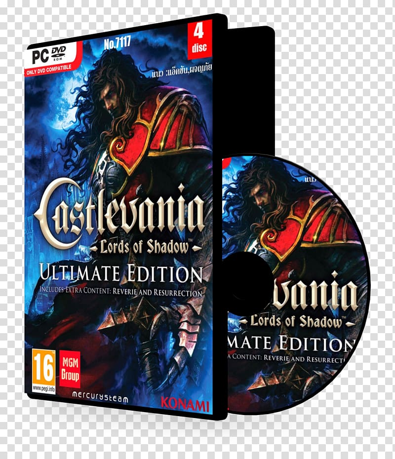 Castlevania: Lords of Shadow PC game Video game Brand, Shadow Edition transparent background PNG clipart