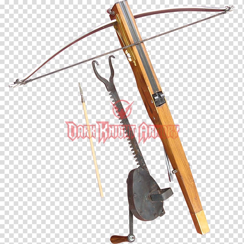 Crossbow bolt Weapon Bow and arrow Handloading, weapon transparent background PNG clipart