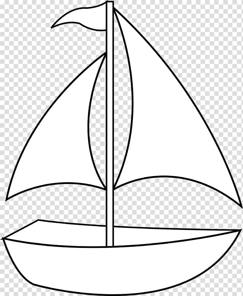 : Transportation Black and white Drawing , Simple Boat transparent background PNG clipart