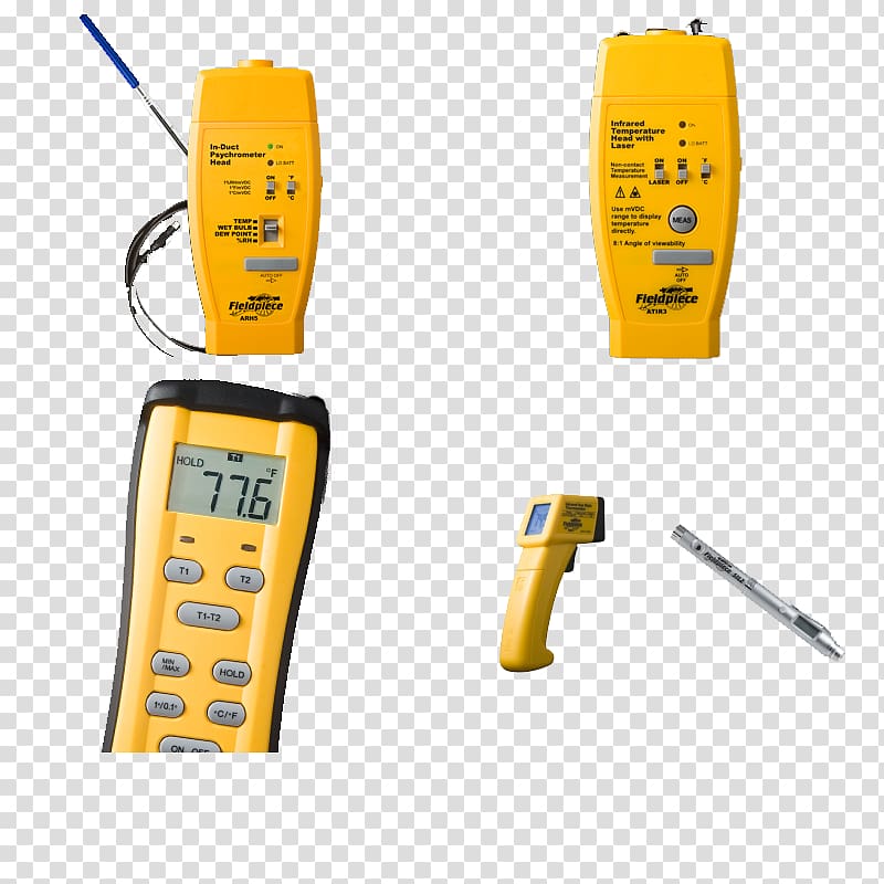 Thermometer Electronics Termómetro digital Beha-Amprobe GmbH Gauge, infrared temperature scale transparent background PNG clipart