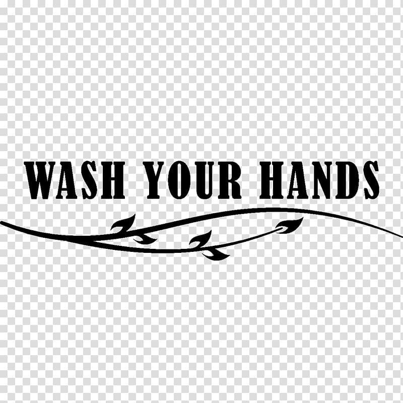 Sticker Brand Logo Bathroom , Wash Your Hands transparent background PNG clipart