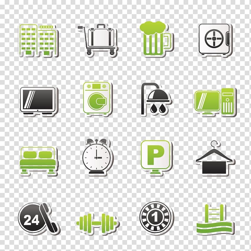 Hotel Guest house Icon, Hotel accommodation service sign transparent background PNG clipart