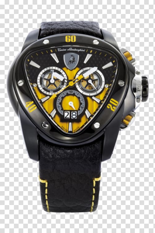 Analog watch Chronograph Tonino Lamborghini Spyder 1100 Retail, watch transparent background PNG clipart
